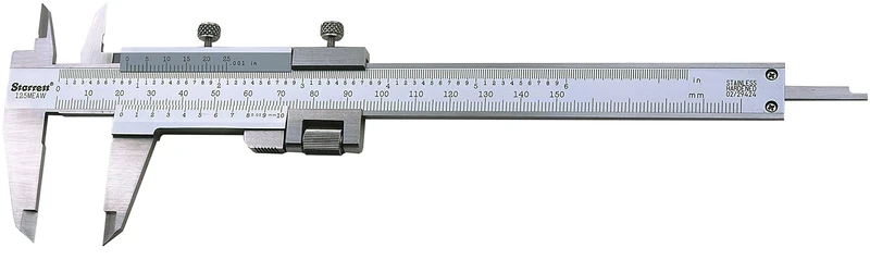 Starrett 125MEAW-130/5" Vernier Calliper - Fine Adjustment