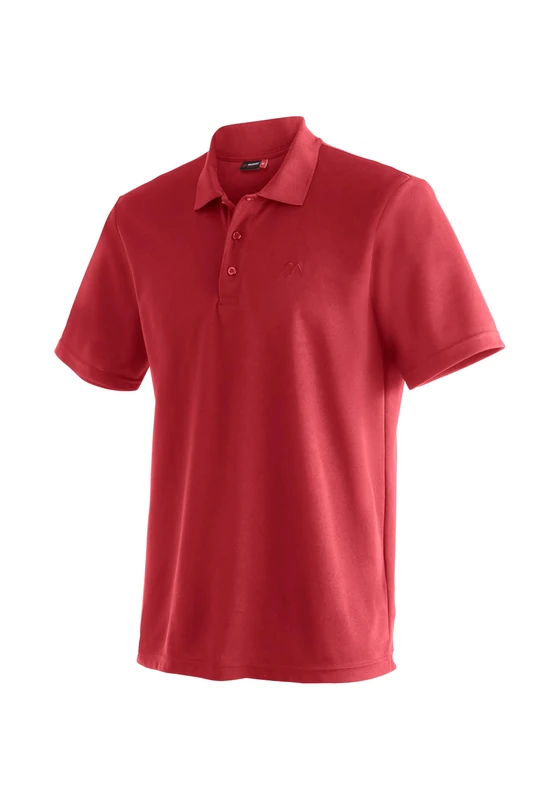 maier sports Men's Ulrich Polo Shirt, Short-Sleeve piqué Shirt for Hiking and Leisure