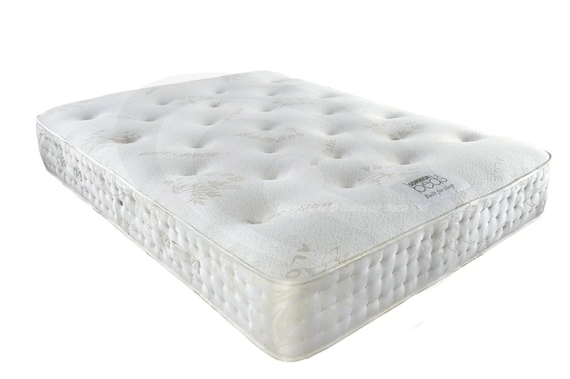 Antistatic Mattress Anti-Static Orthopedic Mattress with Natural Bamboo Extracts for Comfort Sleep, Silk, White, Super-King