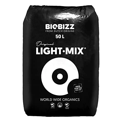 BioBizz Light Mix 50L 20L & 10L Organic Soil Potting Compost Hydroponics Growing (20 Litre)