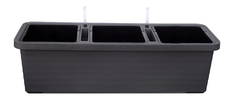 Plastia Berberis Trio 1909731224 Watering Box Anthracite 117 x 39 x 35 cm