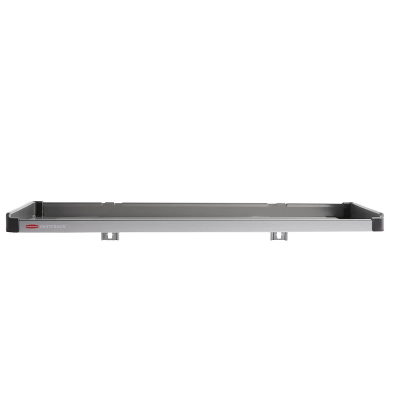Rubbermaid FastTrack Rail Large Shelf Organization System, Holds up to 50 Pounds, Ideal for Cleaning Products/Garden Supplies/Laundry Products