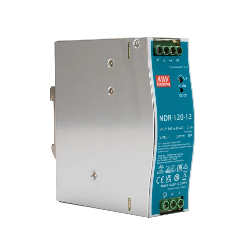 MEAN WELL Well NDR-120-12 DIN Rail Power Supply 12 V/DC 10 A 153 W 1 x