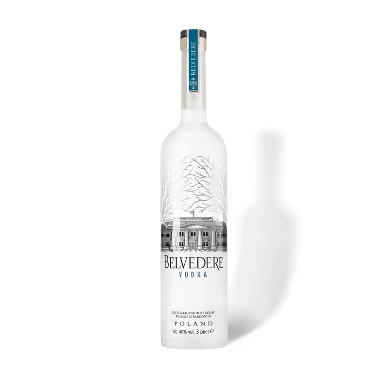 Belvedere Pure, Ultra Premium Vodka Jeroboam with LED lighting, 300cl