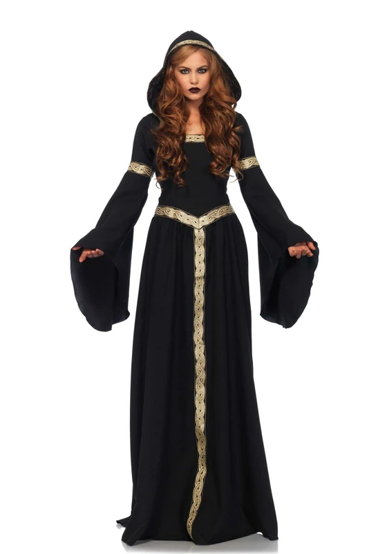 Leg Avenue 85531 Black/Gold Pagen Witch Fancy Dress Costume (X-Large/UK 16-18) - Image 1