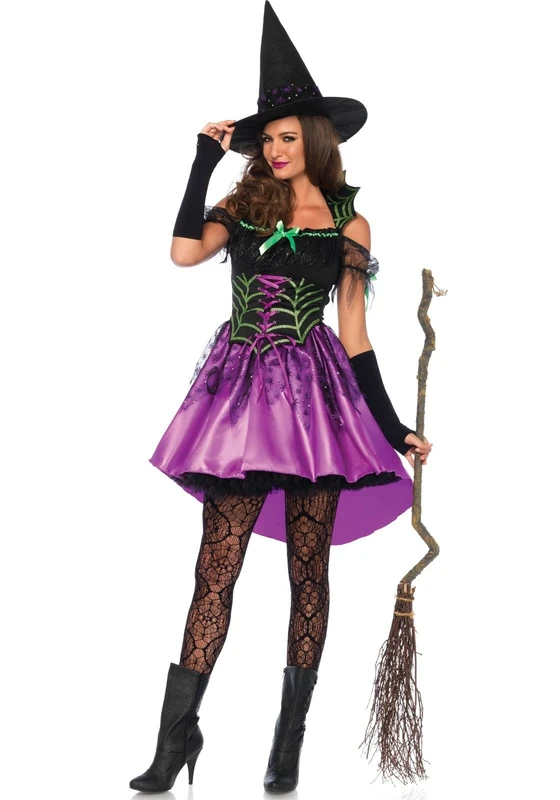 Leg Avenue 85606 "Spider Web Witch Fancy Dress Costume (Small, 2-Piece)
