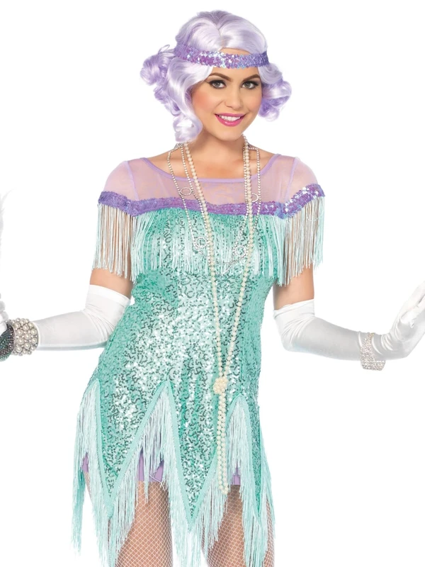 Leg Avenue Roaring 20'S Foxtrot Flirt, Medium - Image 1