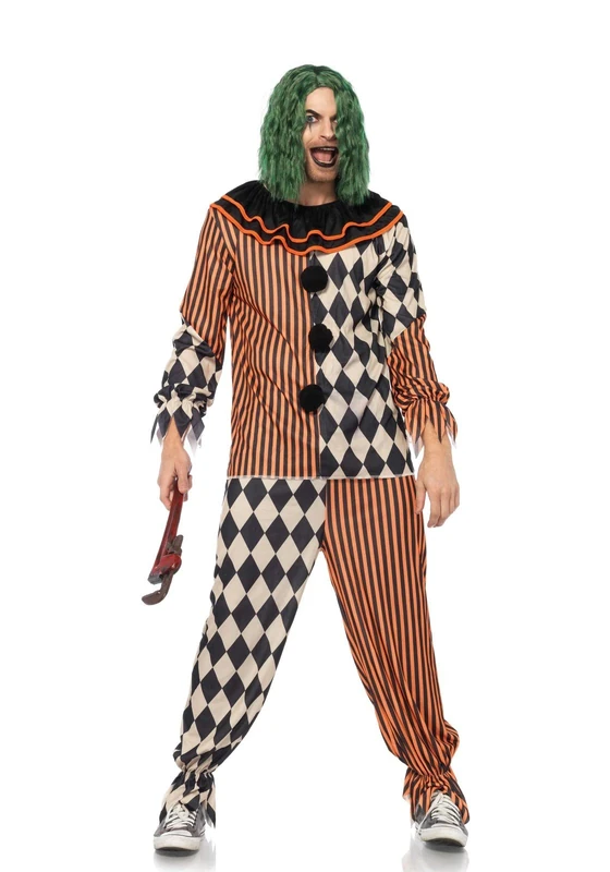 Leg Avenue 85622 "Creepy Circus Clown Fancy Dress Costume (X-Large, 2-Piece)