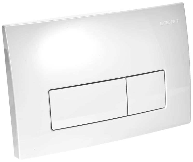 Geberit Delta51 White Alpine Flush Plate