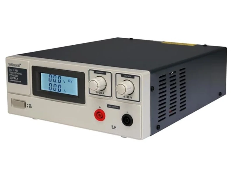Velleman LABPS3020SM 20 A DC Lab Switching Power Supply Max with LCD Display, 240 V, Multi-Colour