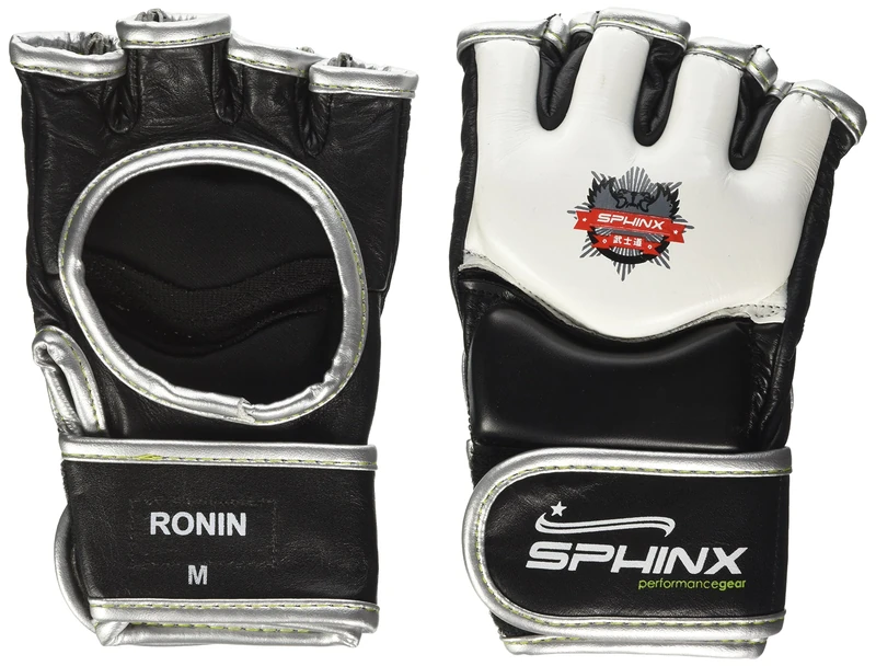 Kenneth J Lane Sphinx Ronin MMA Gloves, unisex, Ronin, black, Medium