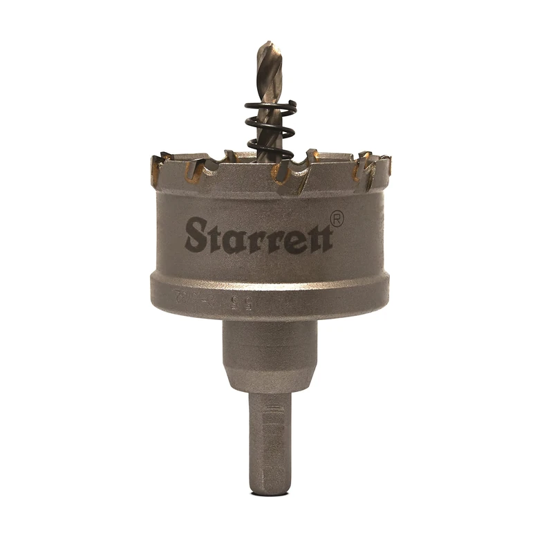 Starrett Carbide Tipped Hole Saw - CTD55 TCT Deep Cut Holesaw Cutter - For Metal Stainless Steel Iron Aluminium - 55mm