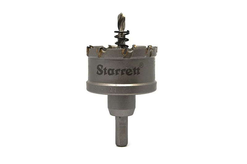 Starrett Carbide Tipped Hole Saw - CTD60 TCT Deep Cut Holesaw Cutter - For Metal Stainless Steel Iron Aluminium - 60mm