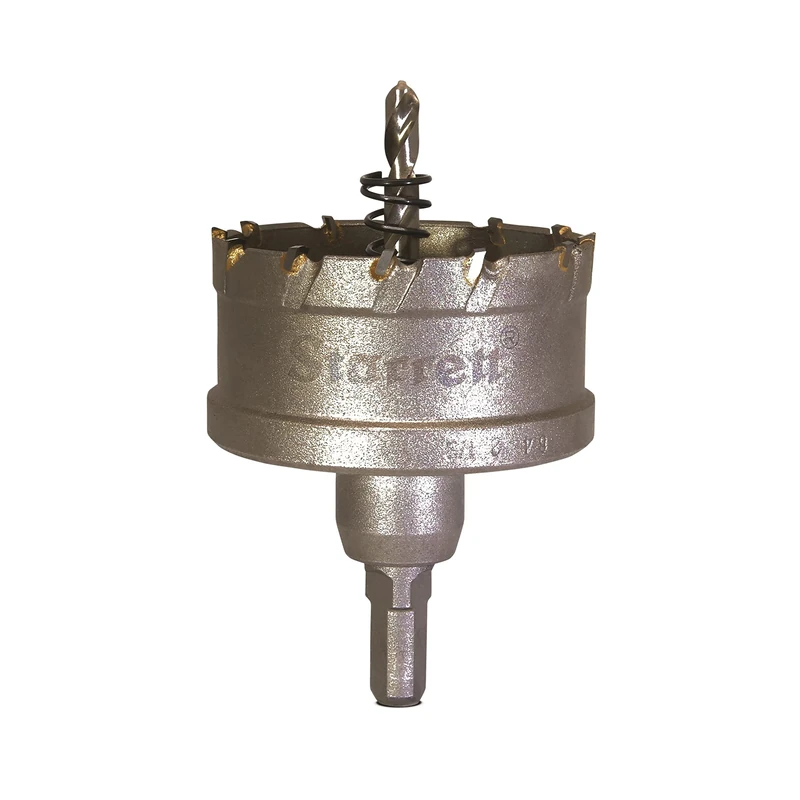 Starrett Carbide Tipped Hole Saw - CTD64 TCT Deep Cut Holesaw Cutter - For Metal Stainless Steel Iron Aluminium - 64mm