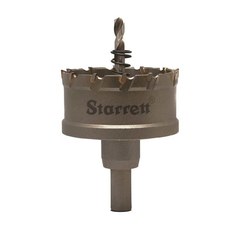 Starrett Carbide Tipped Hole Saw - CTD65 TCT Deep Cut Holesaw Cutter - For Metal Stainless Steel Iron Aluminium - 65mm