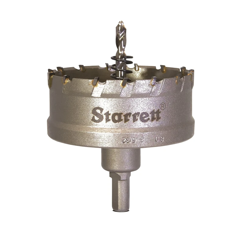 Starrett Carbide Tipped Hole Saw - CTD80 TCT Deep Cut Holesaw Cutter - For Metal Stainless Steel Iron Aluminium - 80mm
