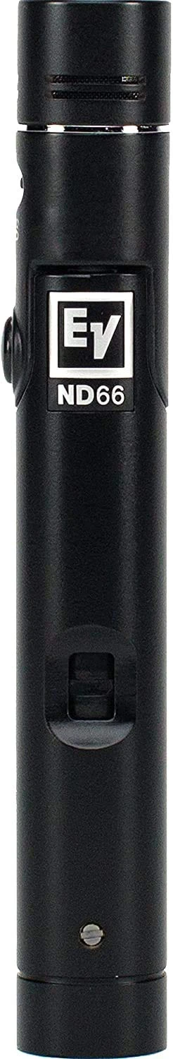 Electro-Voice ND66 Condenser Cardioid Instrument Microphone, Black