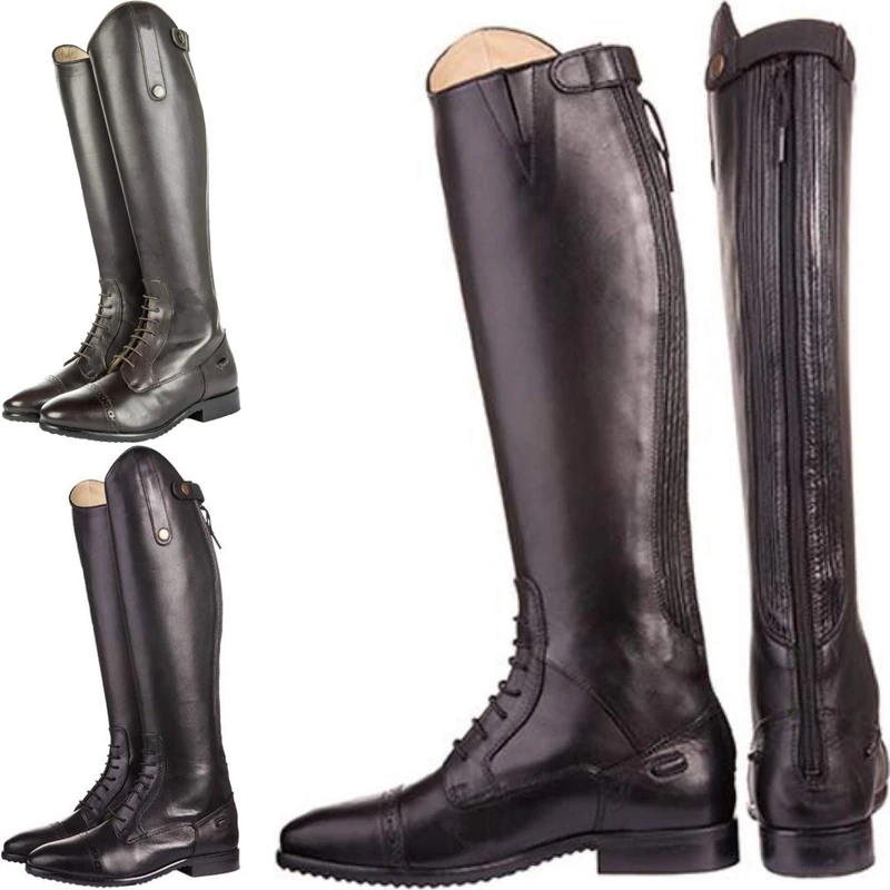 HKM Sports Equipment Reitstiefel -Valencia-, normal/extra weit9100 Trousers, Black, 36 (EU)