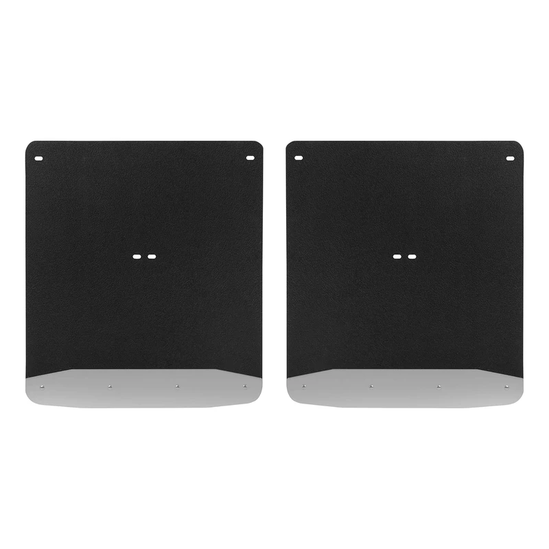 LUVERNE 250744 Rear Dually 20-Inch x 23-Inch Textured Rubber Mud Guards, Select Chevrolet Silverado, GMC Sierra 3500 HD