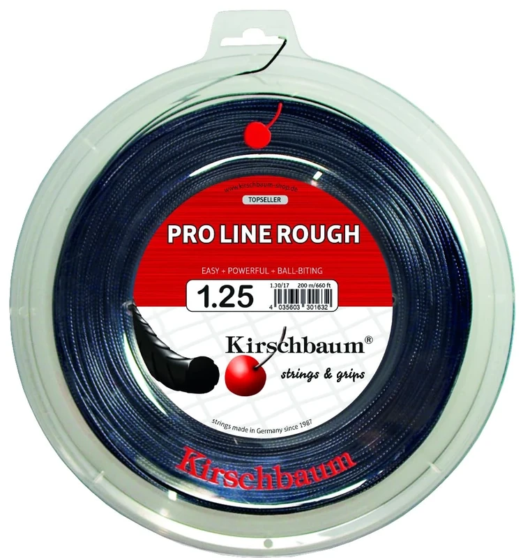 Kirschbaum PRO LINE Rough Black 200 m (1.25)