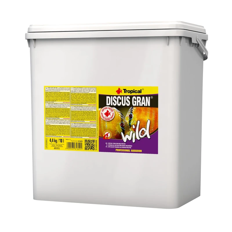 Tropical DISCUS GRAN WILD 10L / 4,4kg - premium slow-sinking granules for wild discus & demanding species