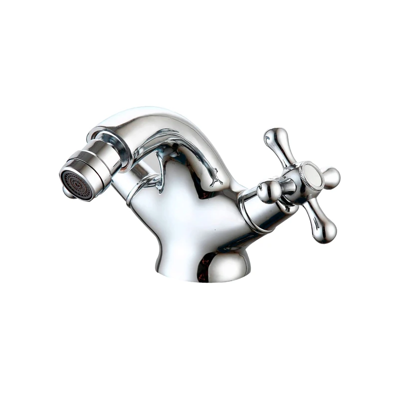 DP Bath Almendro – Bidet monoblock tap in silver chrome