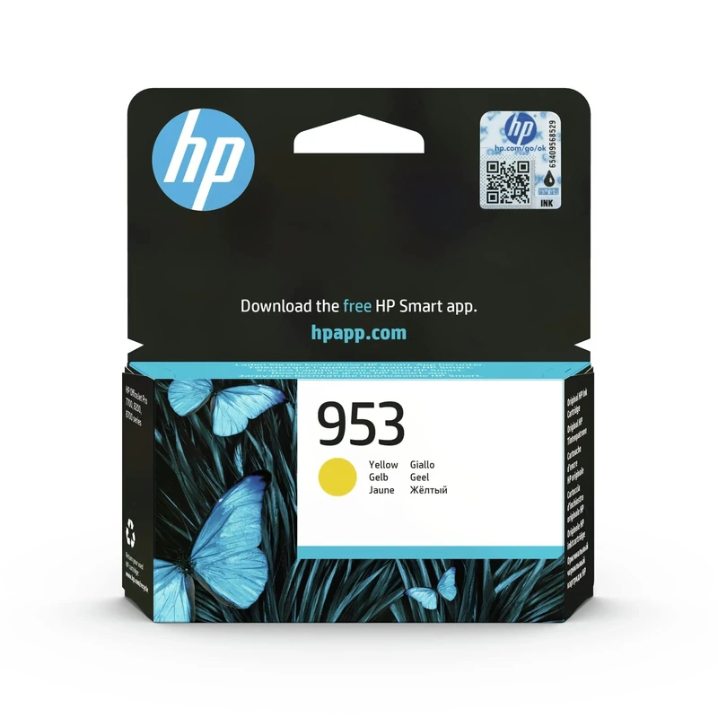 HP Inkjet Cartridges, Yellow, Standard