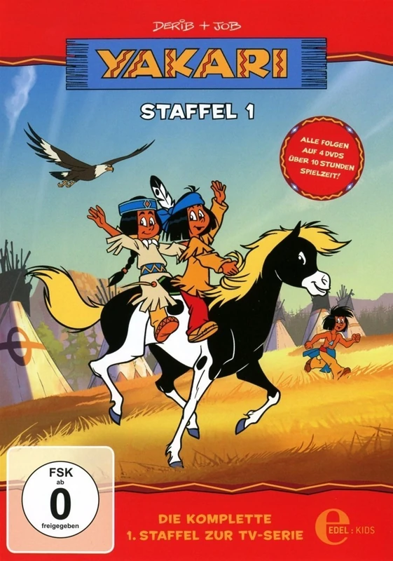 Yakari - Staffelbox 1 - 4 DVDs with 52 Episodes