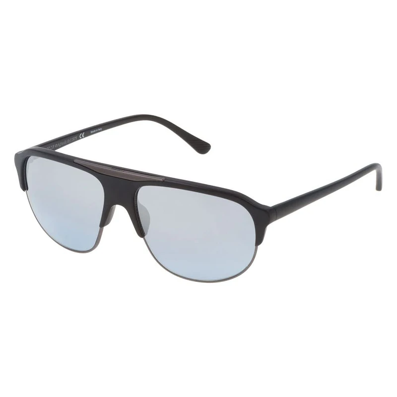 Lozza Men's Sl4082M Sunglasses, Blue (Matt Black), One Size