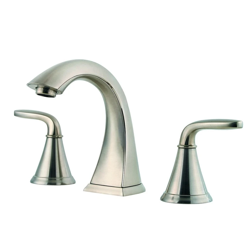 PFISTER LF049PDKK Pasadena 2-Handle 8 Inch Widespread Bathroom Faucet in Brushed Nickel