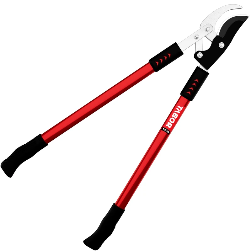TABOR TOOLS GG11E Professional Compound Action Bypass Lopper, ⌀ 4.5cm Clean-Cut Capacity, Tree Trimmer with Sturdy Handles for Extra Leverage - Image 1