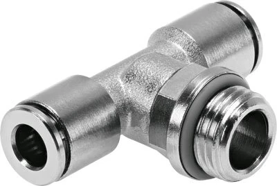 Festo 578394 Model NPQH-T-G18-Q8-P10 Push-In T-Fitting (Pack of 10)