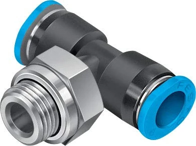 Festo 186273 Model QSMT-G1/8-6 Push-In T-Fitting (Pack of 10)