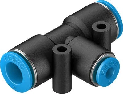 Festo QST-1/4-8 Push-In T-Fitting, 6.7 mm
