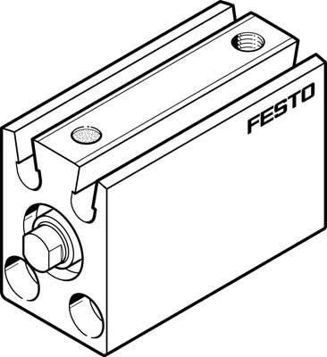 Festo 188057 Model AEVC-6-10-P-A Short-Stroke Cylinder