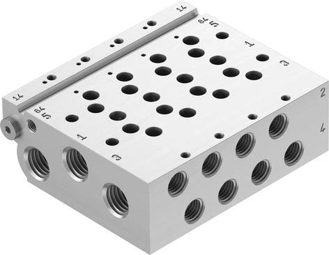 Festo 566644 Model VABM-L1-14W-G14-4 Manifold Rail