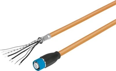 Festo 8003772 Model NEBM-M16G8-E-15-Q7-LE8 Motor Cable