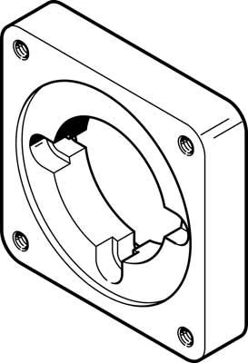 Festo 533140 Motor Flange, Model EAMF-A-64A/B-87A