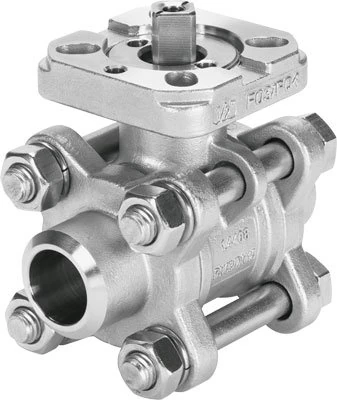 Festo 1686697 Model VZBA-11/2-WW-63-T-22-F Ball Valve