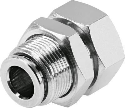 Festo 578294 Model NPQH-H-G18F-Q4-P10 Push-In Bulkhead Fitting (Pack of 10)