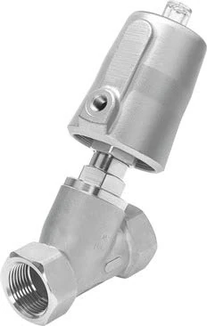 Festo 1002553 Model VZXF-L-M22C-M-A-N114-31 Angle Seat Valve