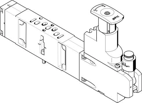 Festo 543534 Model VABF-S3-2-R2C2-C-10 Regulator Plate