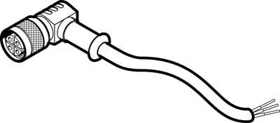 Festo 30451 Connecting Cable, Model SIM-M12-RS-3WD-3