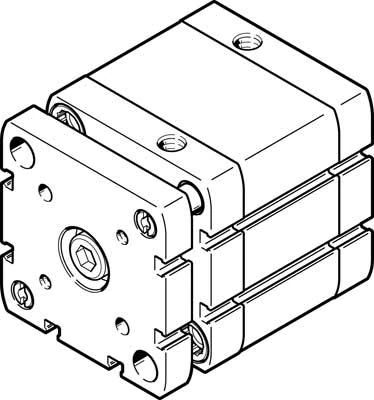 Festo 554272 Model ADNGF-63-30-P-A Compact Cylinder