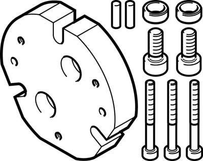 Festo 1718564 Adapter Kit, Model DHAA-G-Q11-25-B13-40 - Image 1