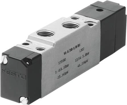 Festo 173180 Model VL-5/3B-1/8-B1 Pneumatic Valve