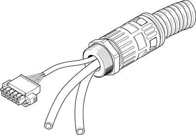 Festo 1585795 Connecting Cable, Model NHSB-A1-15-BLG5-LE5-PU8