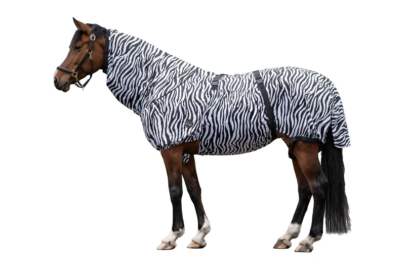 HKM 7238 Eczema Blanket Zebra Insect Blanket Fly Blanket 75-165