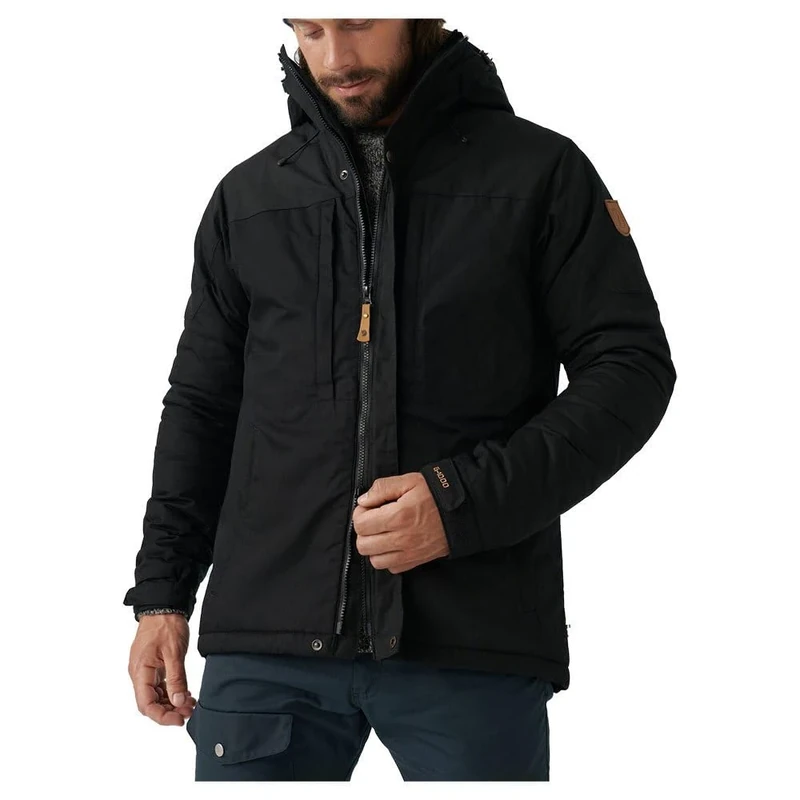 Fjällräven FJÃ„LLRÃ„VEN Men's Skogso Padded Jacket, Black, M UK