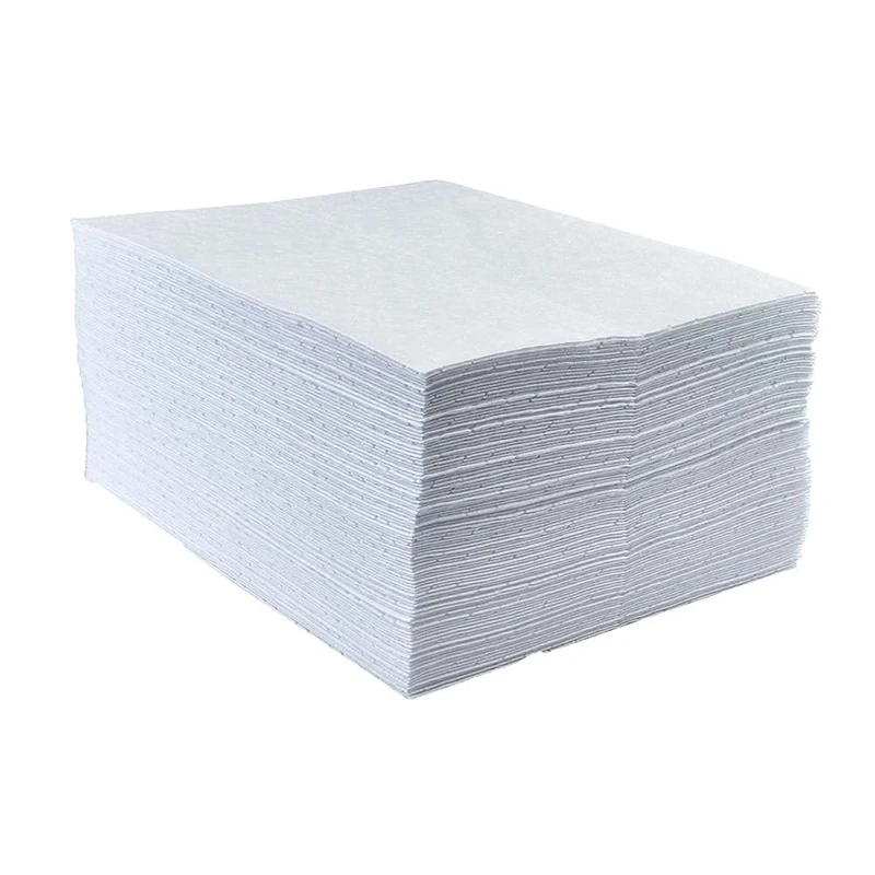 Portwest Oil Only Pad, Color:White, Size:50cm x 40cm - Absorbs 0.8 Litres, SM50WHR